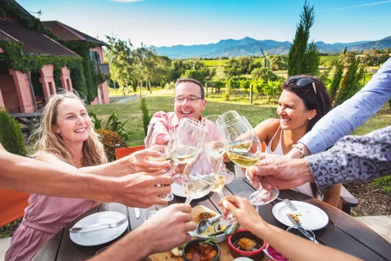 Group Tasting Wines at Cheeky Vino | Private Yarra Valley Winery Tour