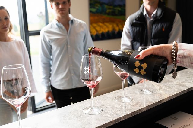 Pouring Wine To Glass During Melbourne Wine Tours