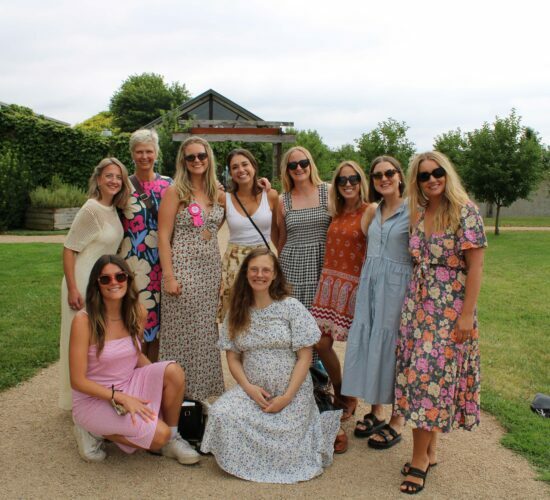Women visit winery and stay at vineyard