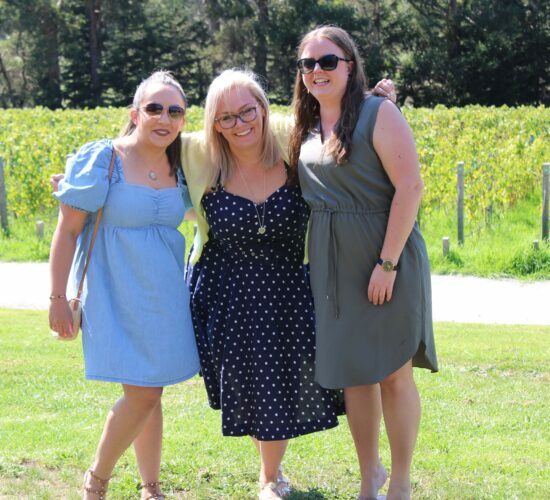 3 Women At The Vineyard During Their Melbourne Wine Tours