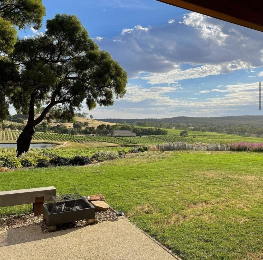 Beautiful Views At Sanguine Estate Wines During Winery Tours Heathcote