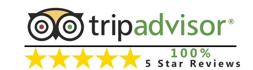 TripAdvisor 100% 5-Star reviews